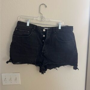 Zara Black Denim Women's Shorts